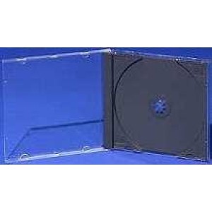 *TOP* Jewel Case MIT Tray schwarz für 1 CD oder 1 DVD, die klassischen, for Professional, High Quality Serie