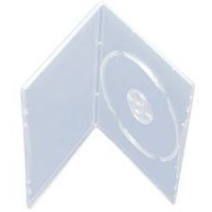 *TOP* DVD SlimBox Transparent (mit 7mm nur halb so dick wie herkömmliche DVD-Boxen), High Quality (Profi-Qualität)